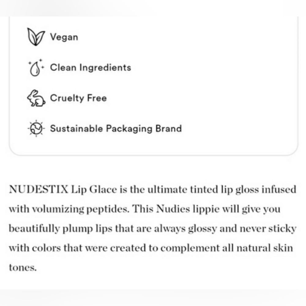 NUDESTIX NUDE PLUMPING LIP GLACE. - Picture 5 of 7